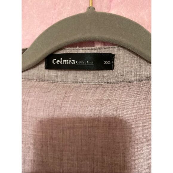 Celmia Collection Woman’s Lightweight 3/4 Sleeve Blouse Size 3X - Picture 3 of 3